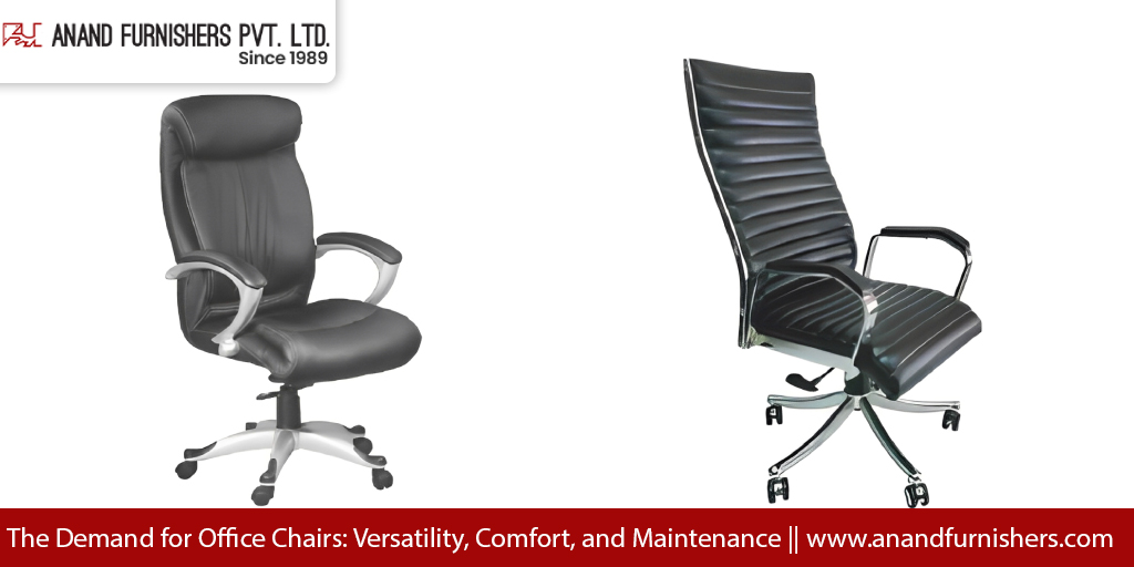The Demand for Office Chairs: Versatility, Comfort, and Maintenance